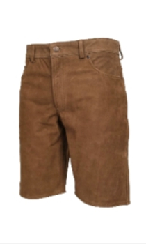 Preview: Jagd Lederhose , Kurz Lederhose , Jäger Sommer Lederhose, Kurz Lederhose " Camel " , Büffel Lederhose